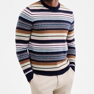 Club Room Men's Multicolor Striped Crewneck Sweater XXL NWT